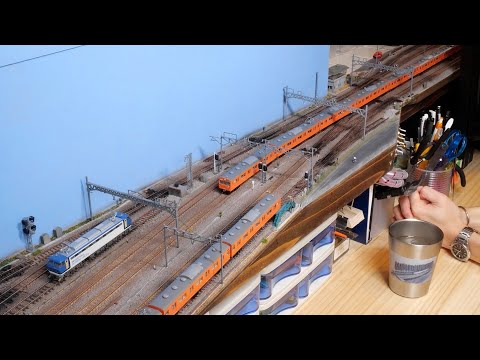 Thumbnail for 【大型レイアウト】デスク上に情景を作ろう / 鉄道模型 Nゲージ