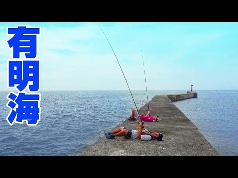 堤防でこんな釣り方でやってたら「ヒラメ」が釣れた‼