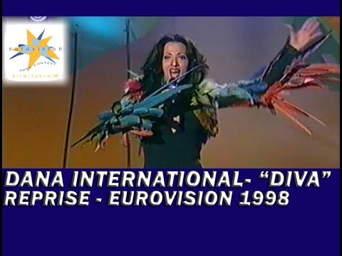Dana International - &quot;Diva&quot; (Reprise performance - Eurovision Song Contest 1998) HQ