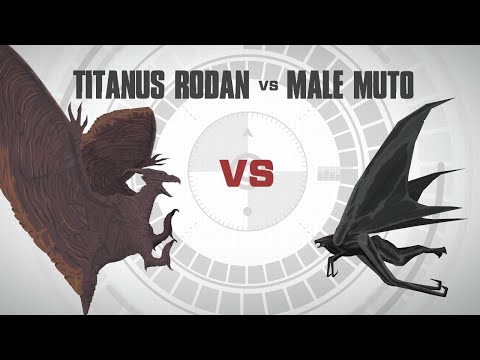 Thumbnail for Titanus Rodan vs Male Muto | Battle FACE OFF | In-Depth Combat Analysis
