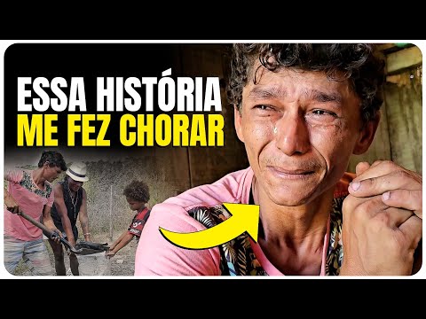 FAMÍLIA VIVE ISOLADA NA ROÇA FAZENDO CARVÃO E PAI CHORA AO GANHAR R$ 551,00