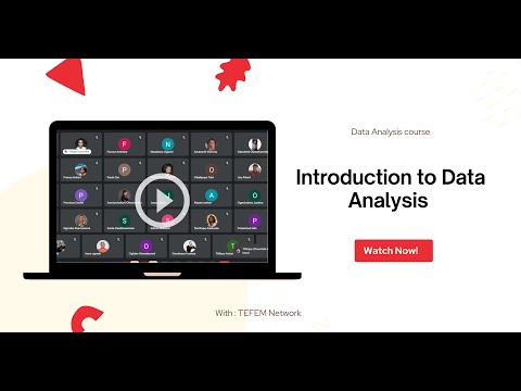 Thumbnail for Introduction to Data Analysis / TEFEM Africa fellowship 2024