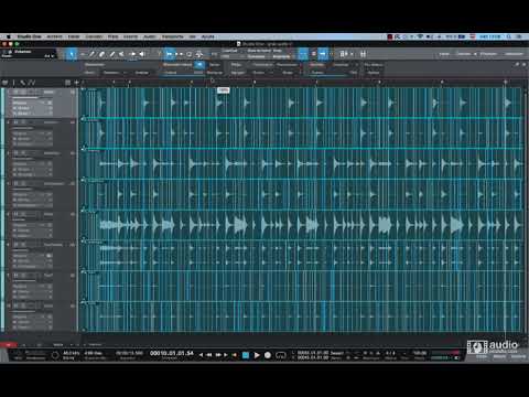 Tutoriales español de Studio One 5 - Cuantizar varias pistas