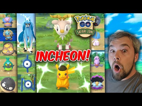 Thumbnail for Incheon Safari Zone! Over 30 Shiny Pokémon Caught! I Did NOT Expect THIS! (Pokémon GO)