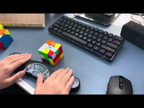 6.46 3x3 average (2.08 single ) with 2x2 scrambles