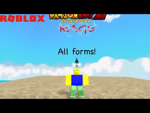 Thumbnail for All forms on Dragon ball Z rage |ROBLOX|
