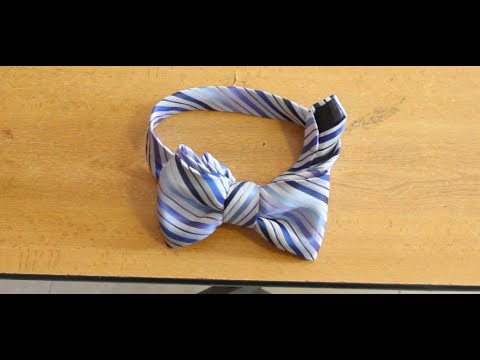 Como hacer un moño con una corbata