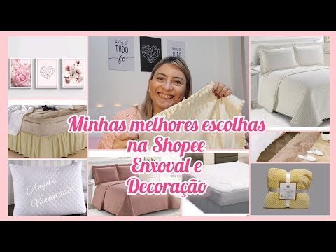 MELHORES COMPRAS E ESCOLHAS QUE FIZ NA SHOPEE ENXOVAL E DECORAÇÃO#decoração#shopee#camaposta#enxoval