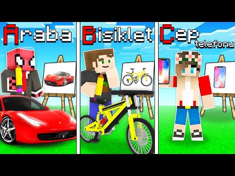 ALFABETİK SIRAYLA ÇİZİM YARIŞMASI ✏️ - Minecraft