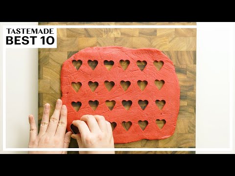 Thumbnail for ハートのクッキー型を使って可愛いレシピ作ってみた BEST10