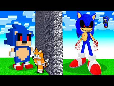 Thumbnail for I Cheated With SONIC EXE In Minecraft Build Battle!
