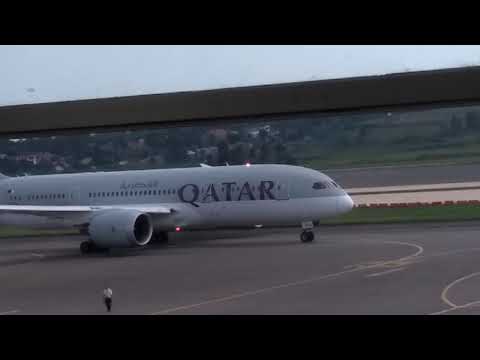 Thumbnail for Qatar airways at Entebbe international airport