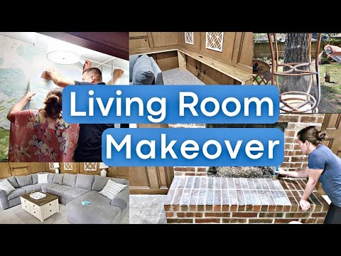 Living Room and Snack Bar Makeover with TONS of Budget Friendly Ideas