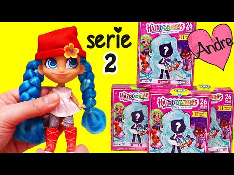 Thumbnail for Andre jugando al salón de belleza para muñecas Hairdorables!!! Juguetes con Andre