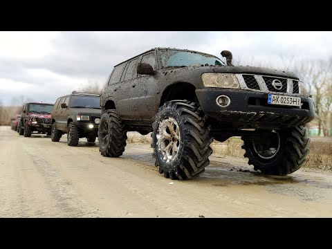 Thumbnail for CRAZY NISSAN Patrol vs ZAZ-MONSTER vs MERCEDES G-Class vs TOYOTA 70 [MUD OFF Road]