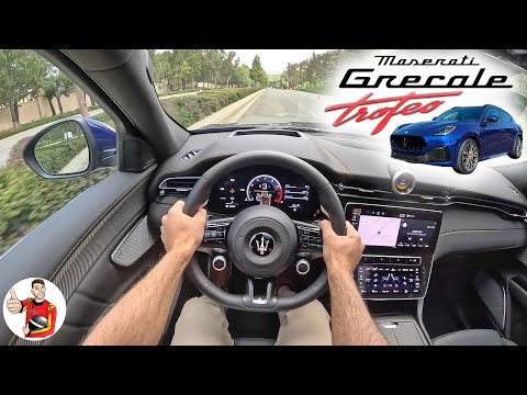 Thumbnail for The 2023 Maserati Grecale Trofeo is Swift and Swanky (POV Drive Review)