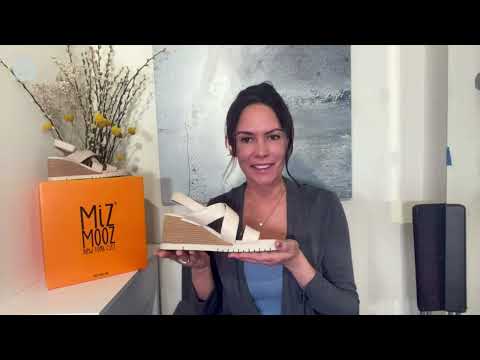 Miz Mooz Leather Wedge Sandals - Morgana on QVC