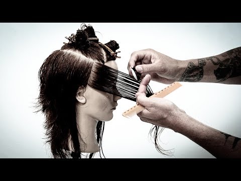 Shag Layered Haircut Tutorial with a Razor | MATT BECK VLOG