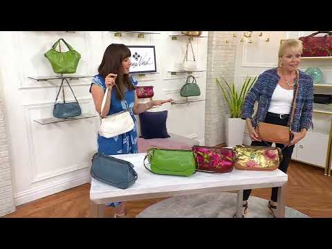 Thumbnail for Patricia Nash Leather Nova Shoulder Bag on QVC