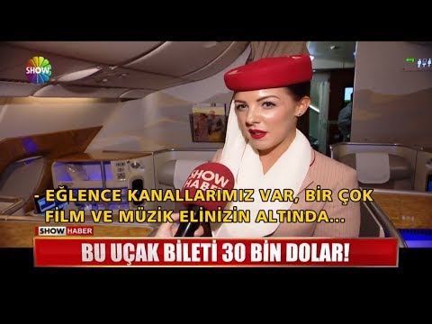 Bu uçak bileti 30 Bin Dolar!