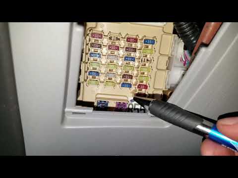 Toyota Highlander Cigarette Lighter fuse Power outlet fuse location