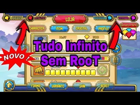 COMO HACKEAR O DIAMANTES INFINITO NO DRAGON CRYSTAL !! (SEM ROOT)