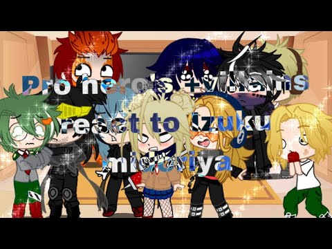 Pro hero’s and villains react to deku (!my au!) {read desc}