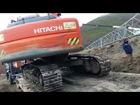 Работа на трале. Эксковатор с мертвыми гидронасосами