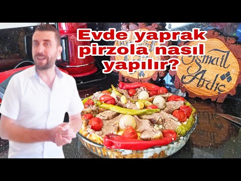 EVDE YAPRAK PİRZOLA NASIL YAPILIR? - ALTI PİDELİ VE YOĞURTLU KUZU PİRZOLA