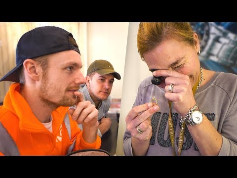 DIAMANTEN RING GEVONDEN!! HOEVEEL IS HET WAARD? #2017