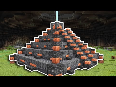 Thumbnail for I built an UNDERGROUND Pyramid in Minecraft 1.17