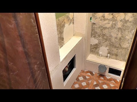 Как закрыть трубы в туалете под отделку пластиком и плиткой. Короб для труб за 2 часа своими руками!
