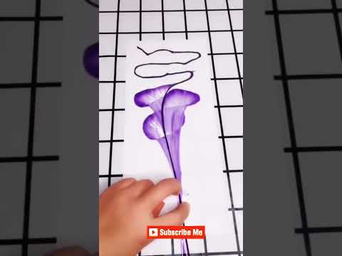 String Pull Painting   Easy Art Easy And Beautiful Thread Painting#simple craft@Art & Sketch Drawing