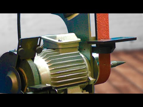 Thumbnail for How to Make a Grinding machine and a belt grinder from an old motor.