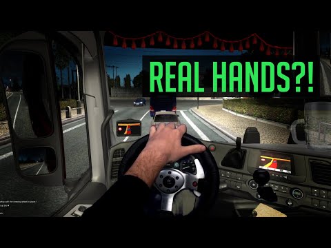 Real Hands + Logitech G25 ???? ETS2 - Ford F-Max 500HP - Traffic Mod
