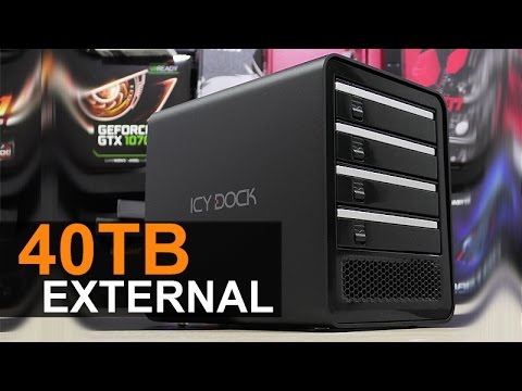 Up to 40TB External Storage - ICY DOCK ICYCube MB561U3S-4SB R1 Review