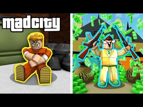 Thumbnail for FROM POOR TO RICH IN MAD CITY! (Roblox Mad City Roleplay)