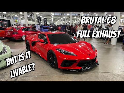 The best sounding C8 Corvette exhaust! 2M Fab Headers, Cats and CBE