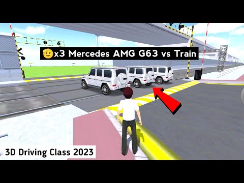 Mercedes AMG G63 vs Bullet Train - 3D Driving Class 2023 - best Android gameplay