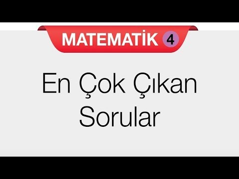 Thumbnail for Matematik 4 - En Çok Çıkan Sorular