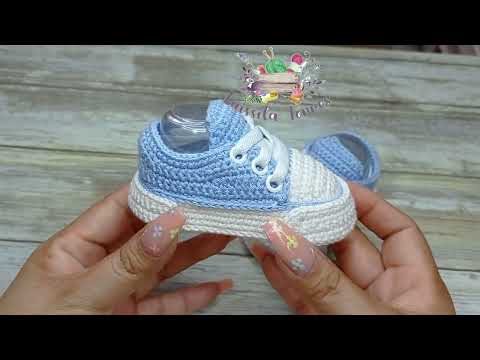 Thumbnail for zapatitos a crochet para bebé paso a paso - tejido fácil y rapido