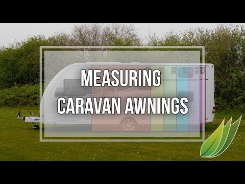 How to measure caravan full and porch awnings