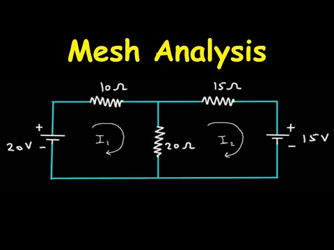 How to solve mesh analysis problems | Electrical Engineering
