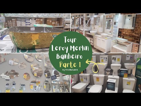 Thumbnail for Tudo para reformar seu banheiro em 2021 | Tour na Leroy Merlin Parte 1 | Tendências e Novidades