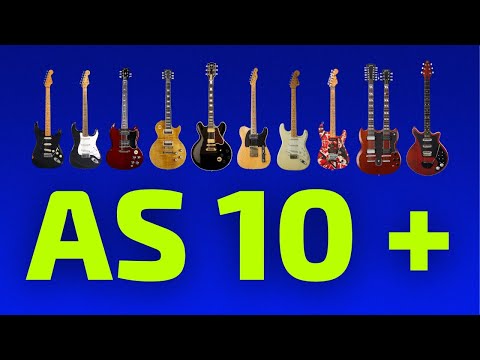 As 10 GUITARRAS mais importantes da HISTÓRIA do ROCK! ????????????