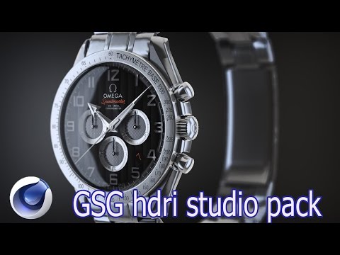 Как установить GSG HDRI sudio pack в cinema 4D r15.