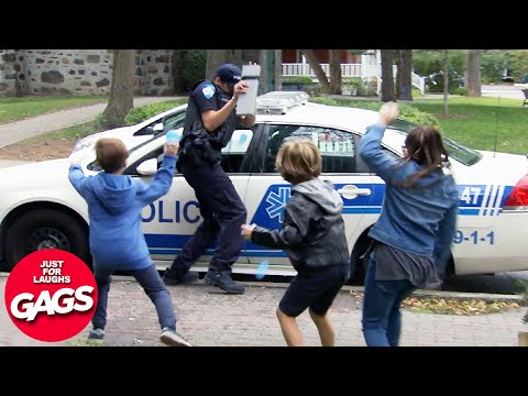 Kids Vs. Cops | Just For Laughs Gags