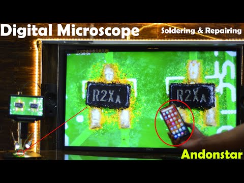 Thumbnail for Andonstar AD407 Pro 3D HDMI Soldering Digital Microscope Review and Testing, Soldering and Repairing