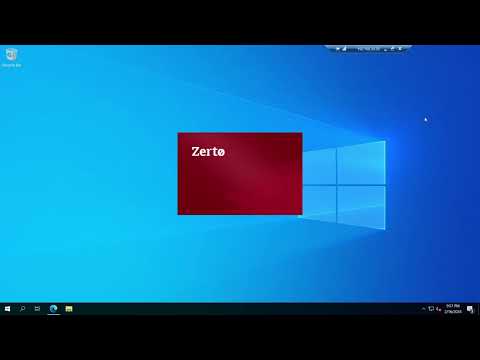Thumbnail for Zerto Installation, configure with VMware, Configure Sites, VPG and failover test