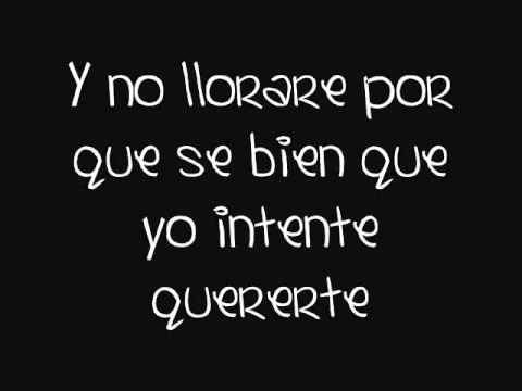 Hoy ya me voy letra.- Kany García